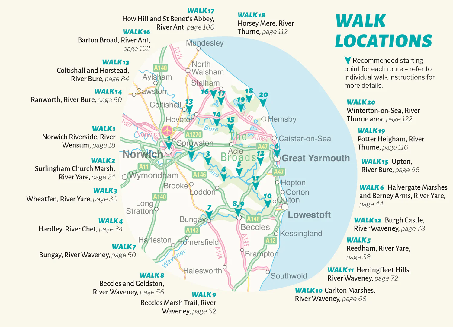 Broads Park Rangers Favourite Walks: 20 of the best routes chosen and written by National park rangers
