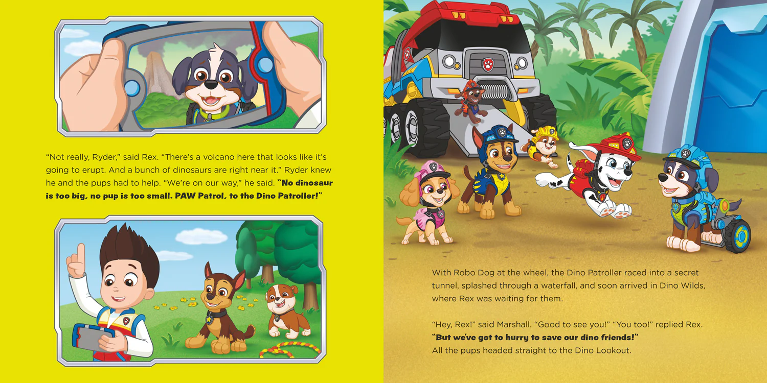 Paw Patrol Picture Book – Dinosaur Rescue