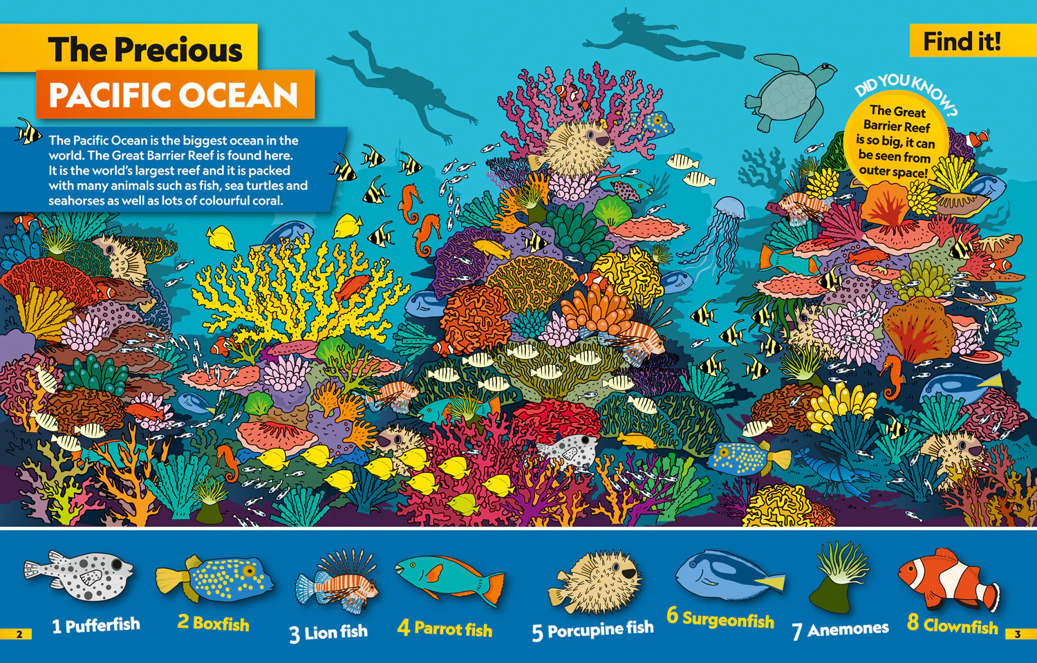 National Geographic Kids - Oceans Find it! Explore it!: More than 250 things to find, facts and photos!