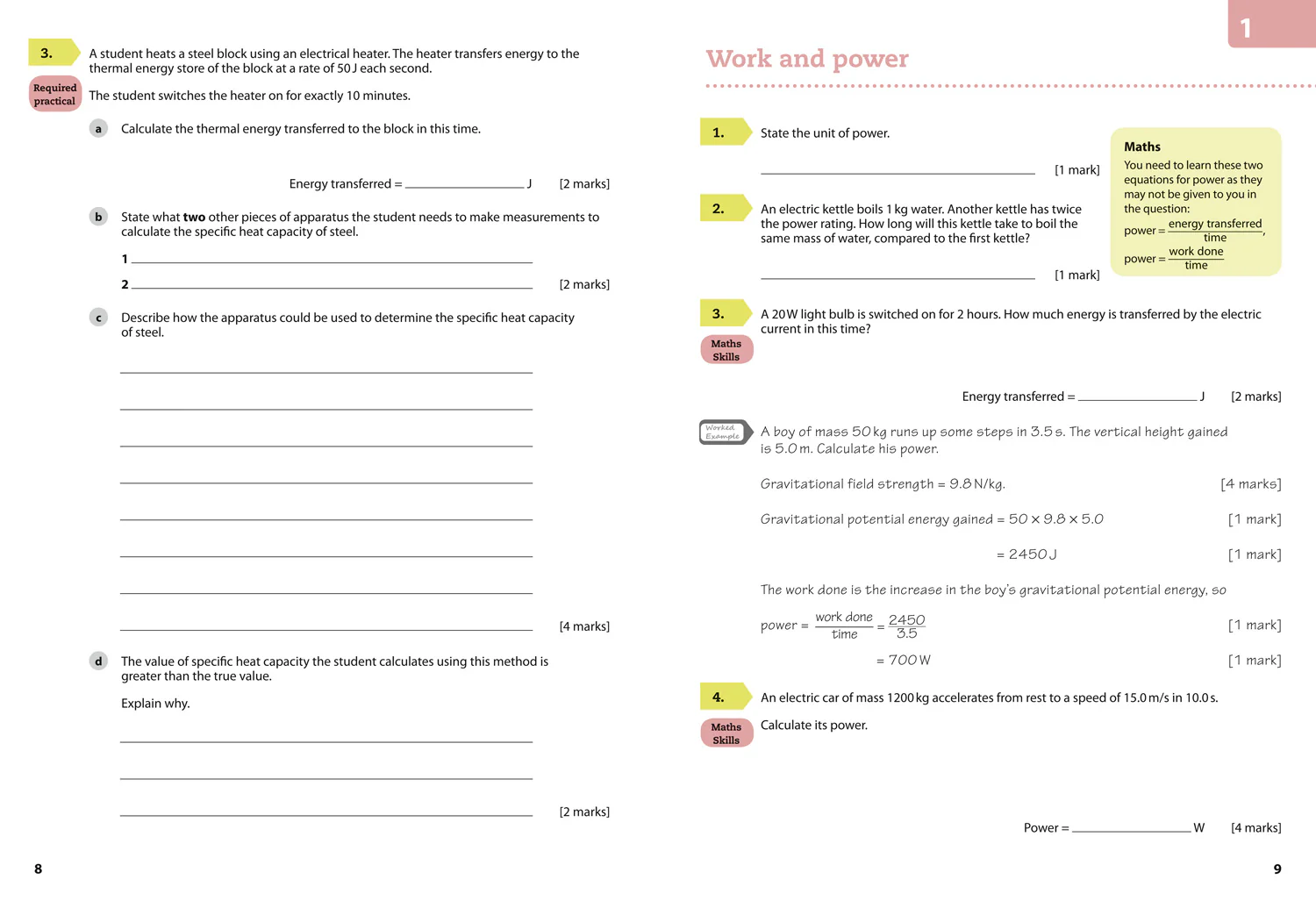 288-gcse-science-9-1-aqa-gcse-9-1-physics-grade-6-7-booster-workbook-4.webp GCSE Science 9-1 - AQA GCSE (9-1) Physics Grade 6-7 Booster Workbook