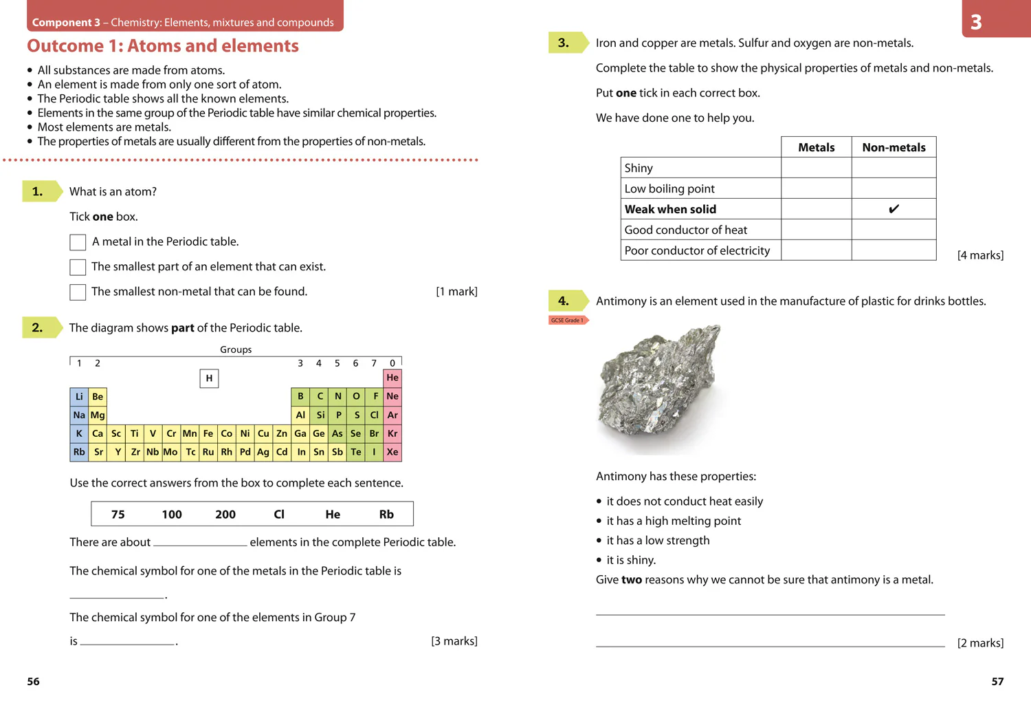 GCSE Science 9-1 - AQA GCSE 9-1 Foundation: Combined Science Trilogy and Entry Level Certificate Workbook