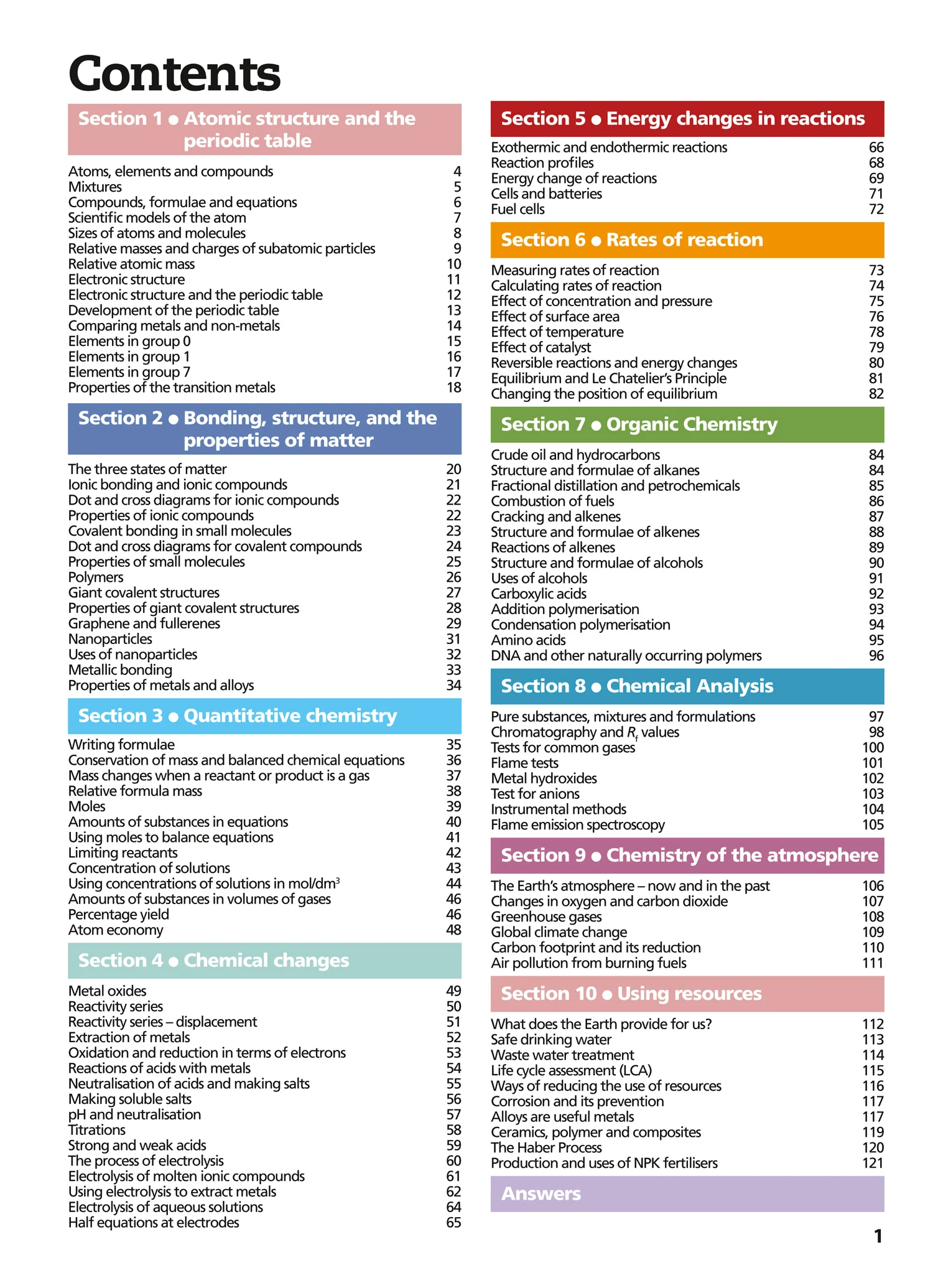 GCSE Science 9-1 - AQA GCSE Chemistry 9-1 Grade 5 Booster Workbook