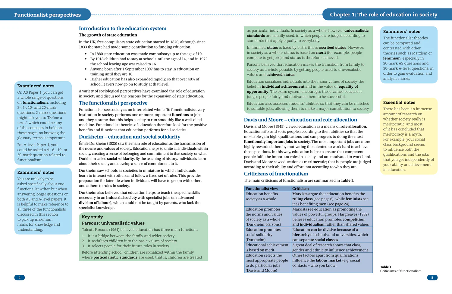Collins Student Support Materials - AQA AS and A Level Sociology Education with Research Methods: (Second edition)