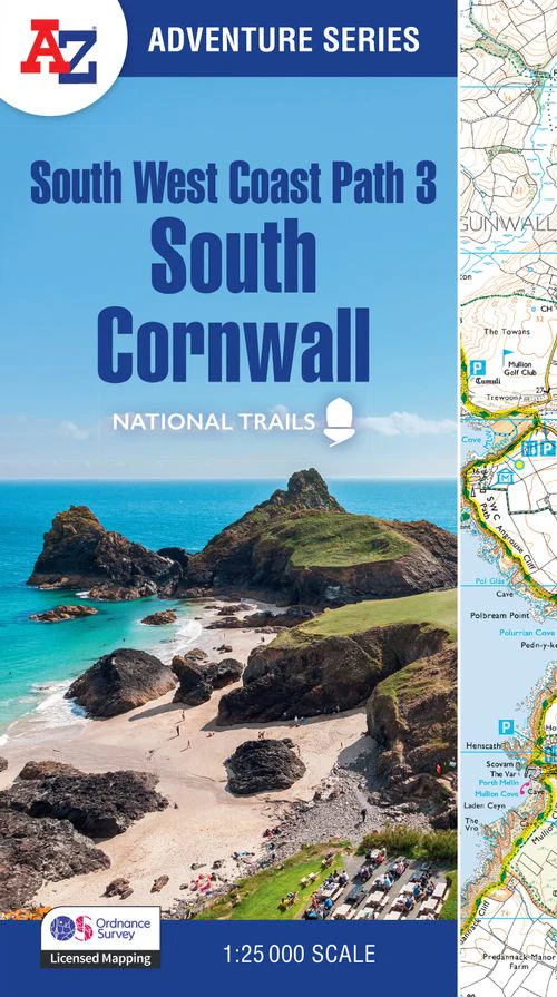 A -Z Adventure Series - South West Coast Path 3 – South Cornwall: with Ordnance Survey mapping (Fifth edition)