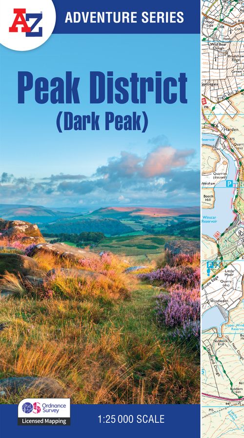 A -Z Adventure Series - Peak District (Dark Peak): with Ordnance Survey mapping (Third edition)