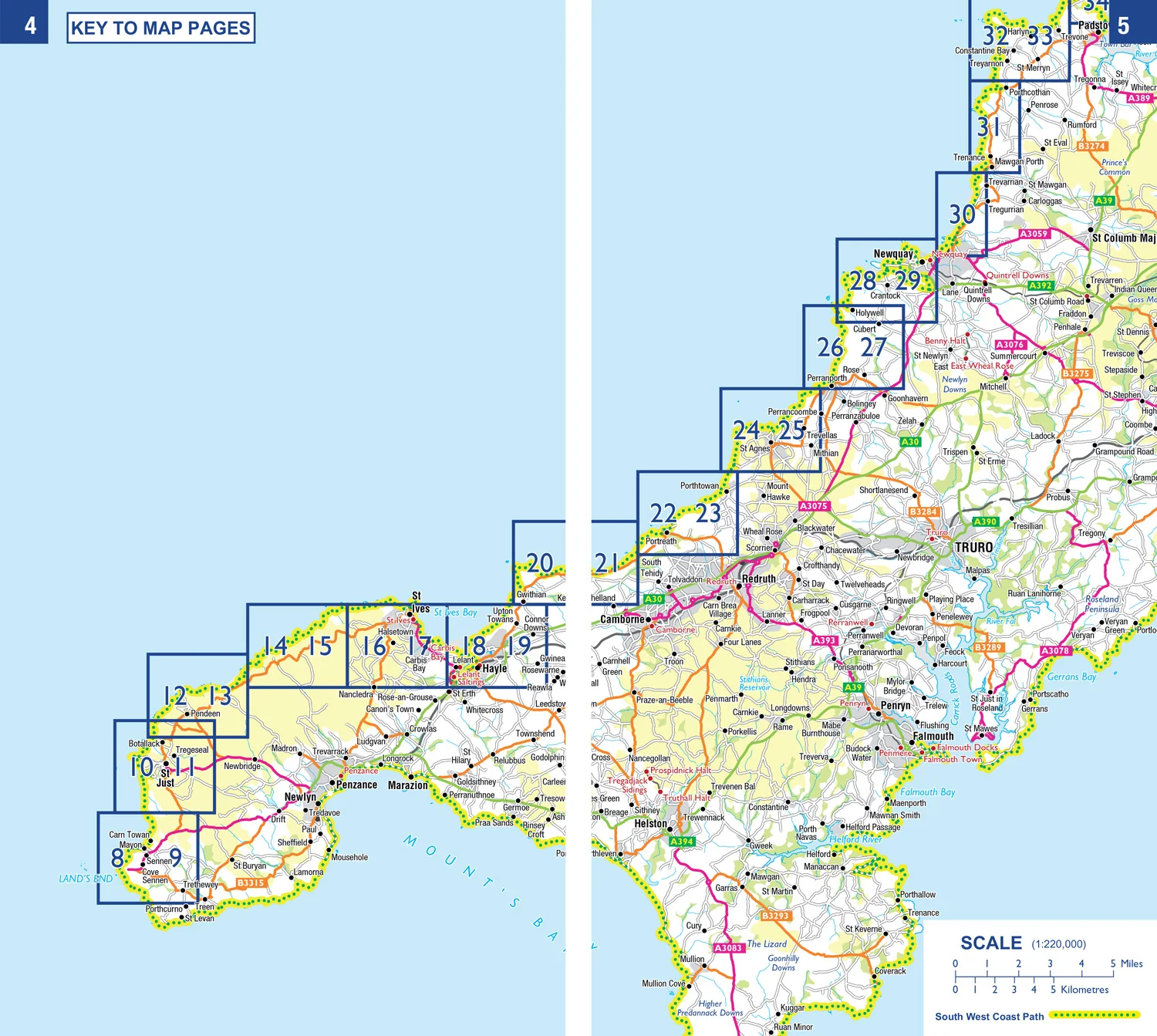 A -Z Adventure Series - South West Coast Path 2 – North Cornwall: with Ordnance Survey mapping (Fifth edition)