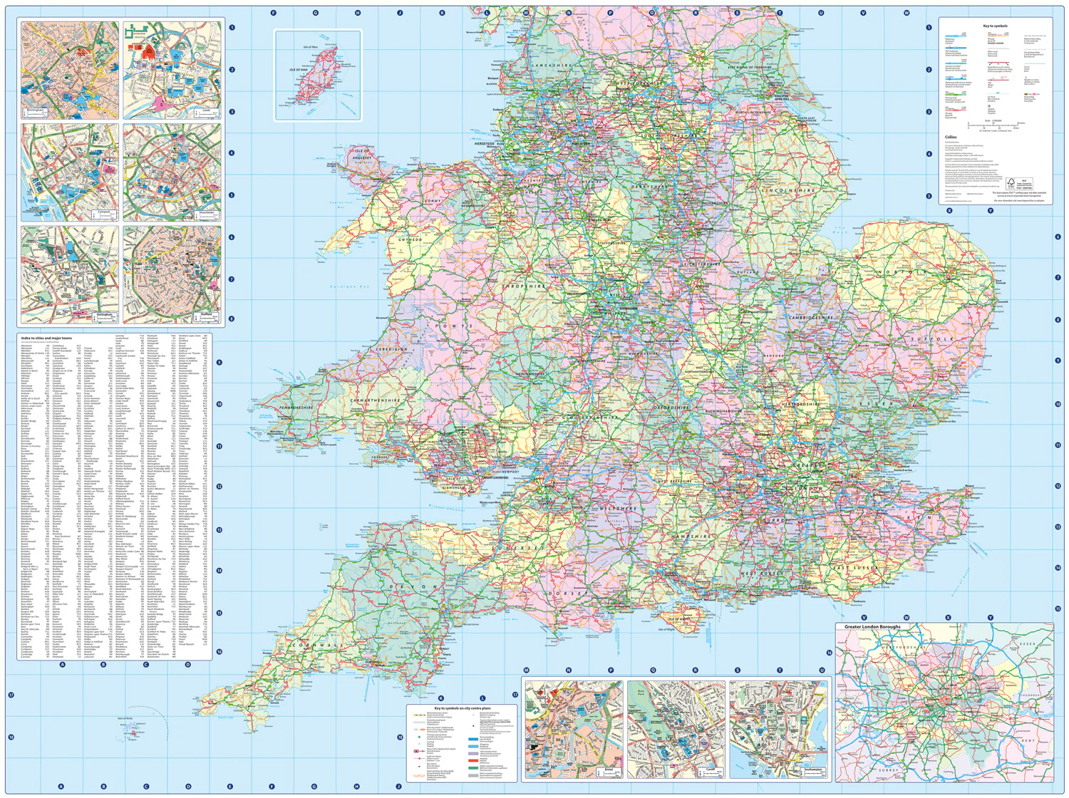 812-collins-road-atlas-2026-collins-road-map-of-britain-clear-and-detailed-folded-map-of-britain-3.webp Collins Road Atlas - 2026 Collins Road Map of Britain: Clear and detailed folded map of Britain
