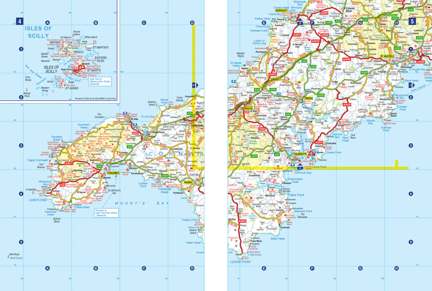 Great Britain A-Z Road Atlas 2026 (A4 Spiral): Easy to read map of Great Britain in A4 size with spiral binding