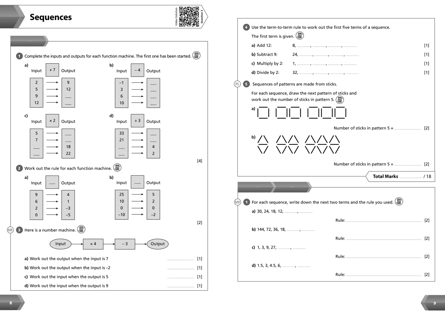 Collins KS3 Revision - KS3 Maths Year 7 Workbook: Ideal for Year 7
