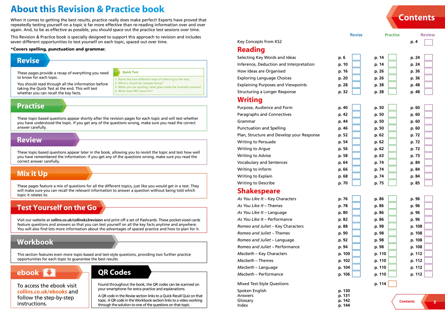 Collins KS3 Revision - KS3 English All-in-One Complete Revision and Practice: Ideal for Years 7, 8 and 9