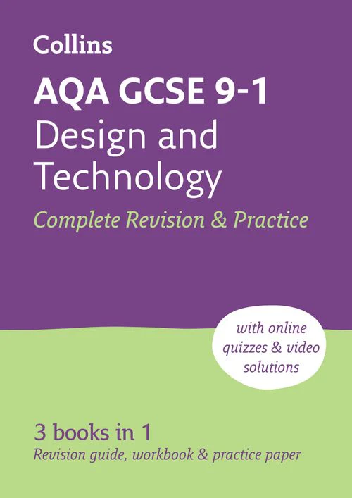 Collins GCSE Grade 9-1 Revision - AQA GCSE 9-1 Design & Technology Complete Revision & Practice: Ideal for the 2026 and 2027 exams (Second edition)