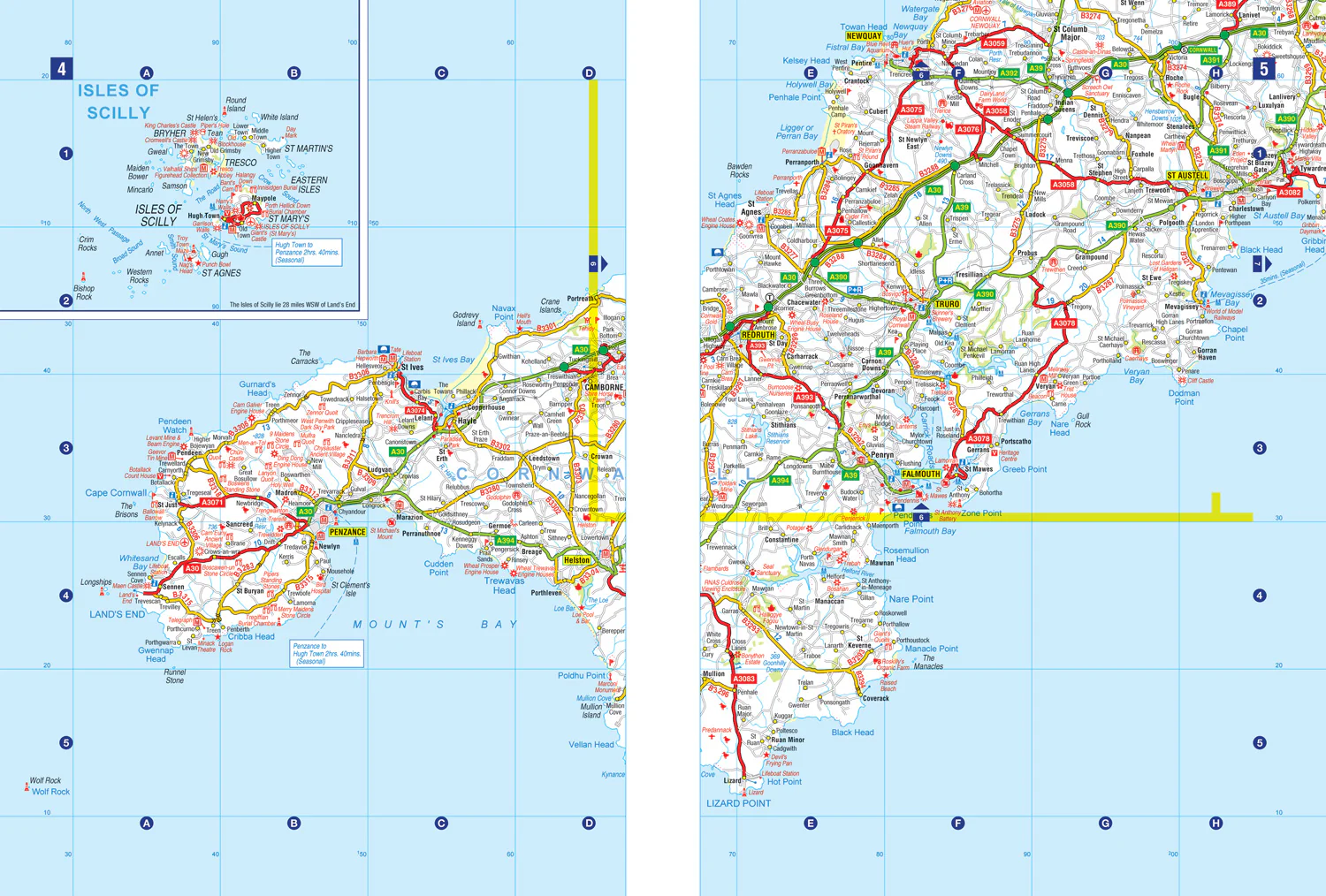 Great Britain A-Z Handy Road Atlas 2026 (A5 Spiral): Easy to read map of Great Britain in A5 size with spiral binding