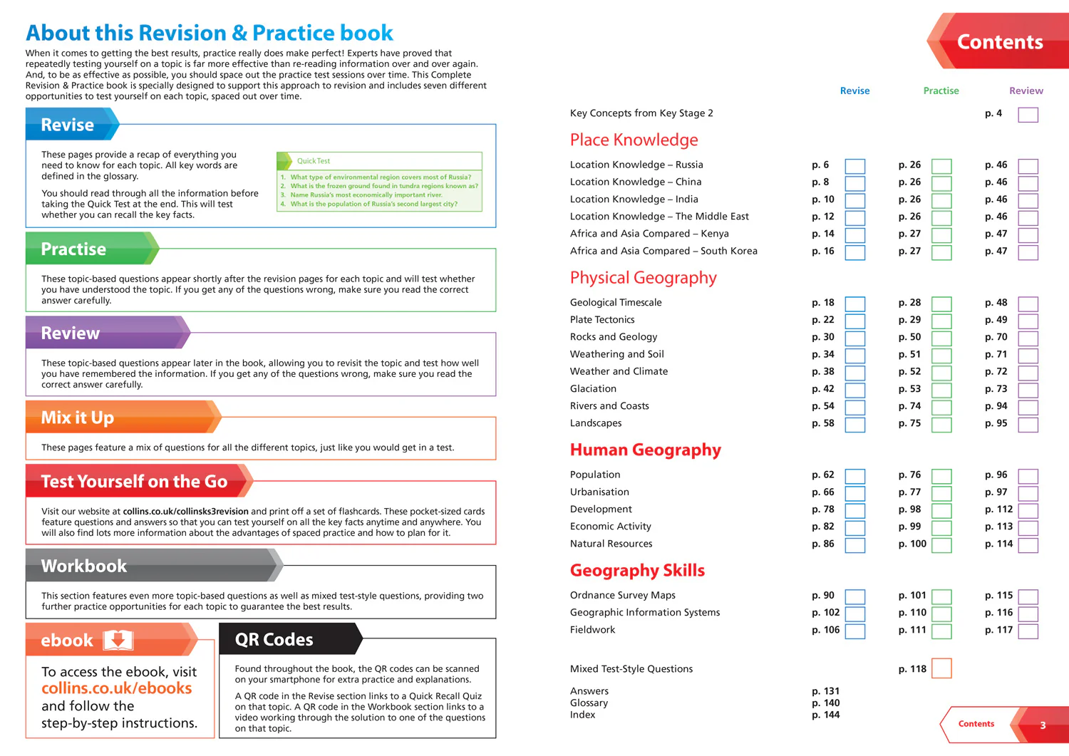 Collins KS3 Revision - KS3 Geography All-in-One Complete Revision and Practice: Ideal for Years 7, 8 and 9