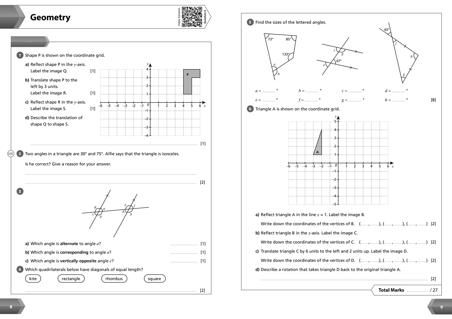 Collins KS3 Revision - KS3 Maths Year 8 Workbook: Ideal for Year 8