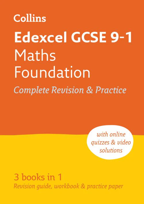 Collins GCSE Grade 9-1 Revision - Edexcel GCSE 9-1 Maths Foundation All-in-One Complete Revision and Practice: Ideal for the 2026 and 2027 exams