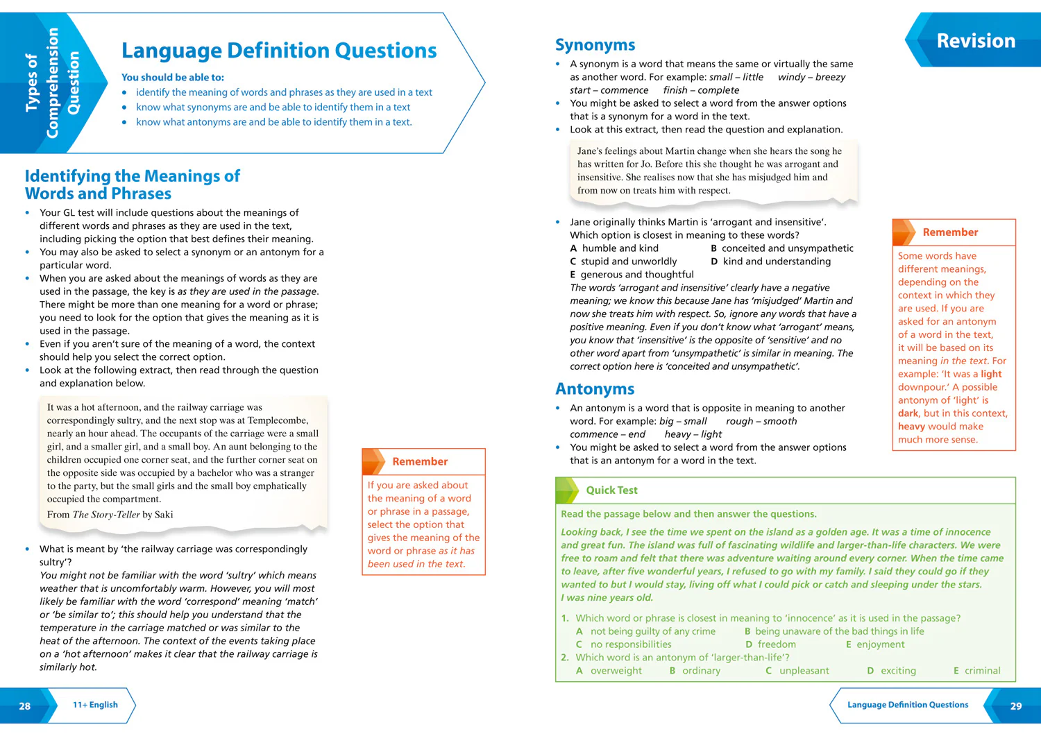 Collins 11+ Practice - 11+ English Complete Revision, Practice & Assessment for GL: For the 2025 GL Assessment Tests