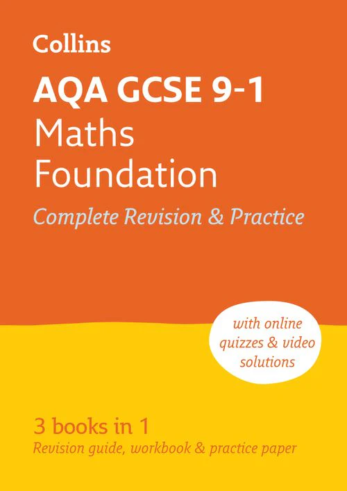 Collins GCSE Grade 9-1 Revision - AQA GCSE 9-1 Maths Foundation All-in-One Complete Revision and Practice: Ideal for the 2026 and 2027 exams