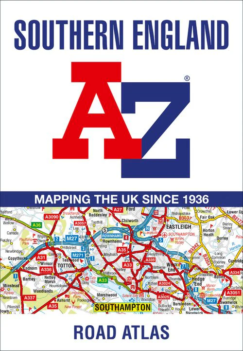 Southern England A-Z Road Atlas: (13th edition)