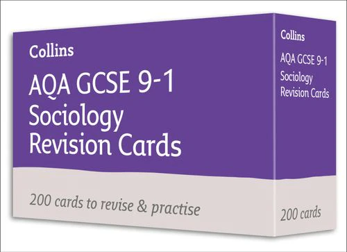 Collins GCSE Grade 9-1 Revision - AQA GCSE 9-1 Sociology Revision Cards: Ideal for the 2026 and 2027 exams