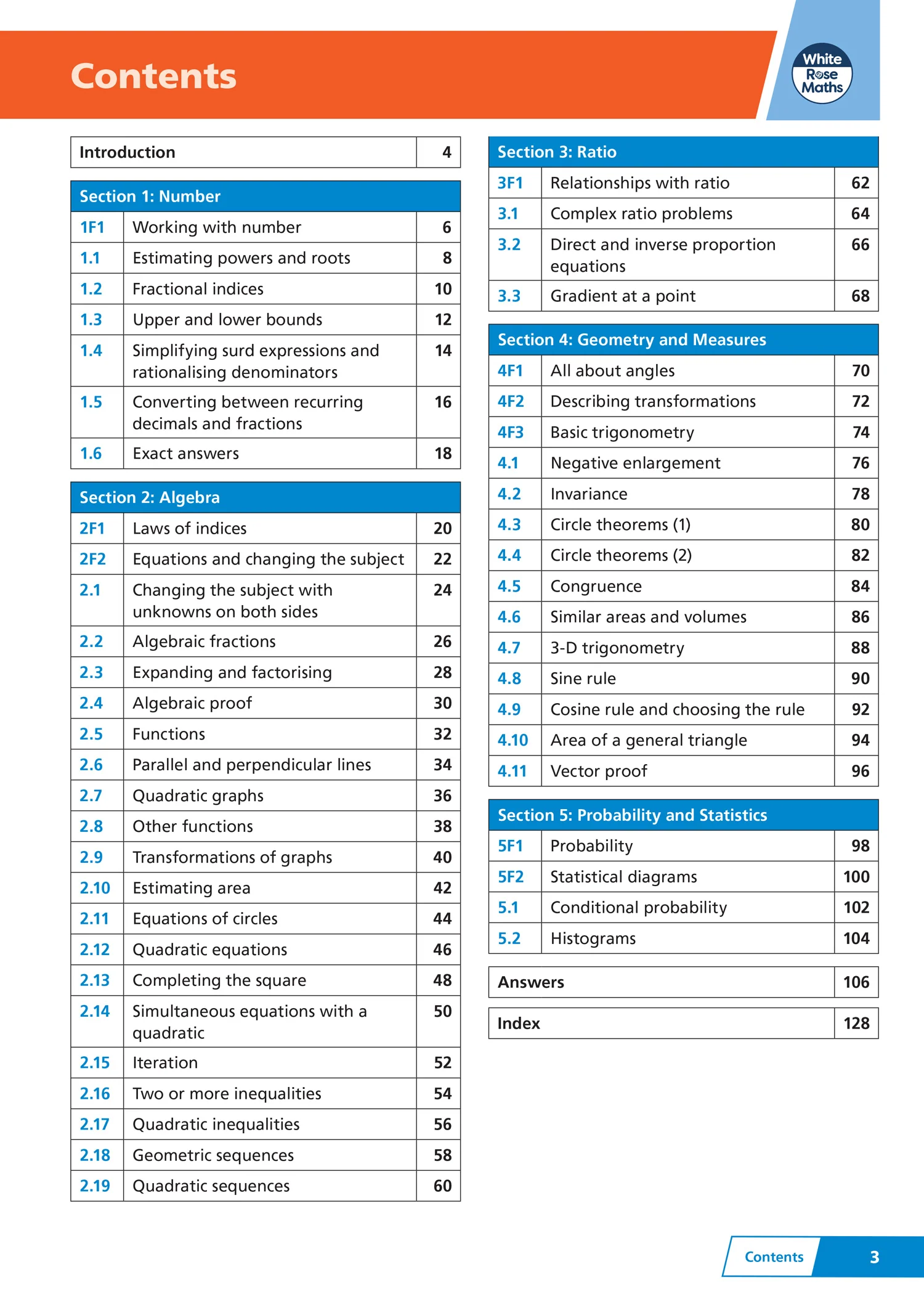 White Rose Maths - Edexcel GCSE 9-1 Revision Guide: Aiming for Grade 7/8/9: Ideal for the 2026 and 2027 exams
