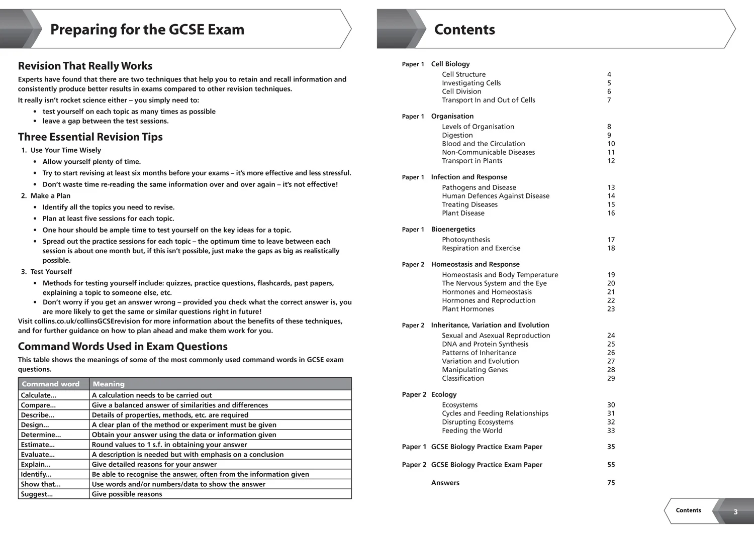 Collins GCSE Grade 9-1 Revision - AQA GCSE 9-1 Biology Workbook: Ideal for the 2026 and 2027 exams
