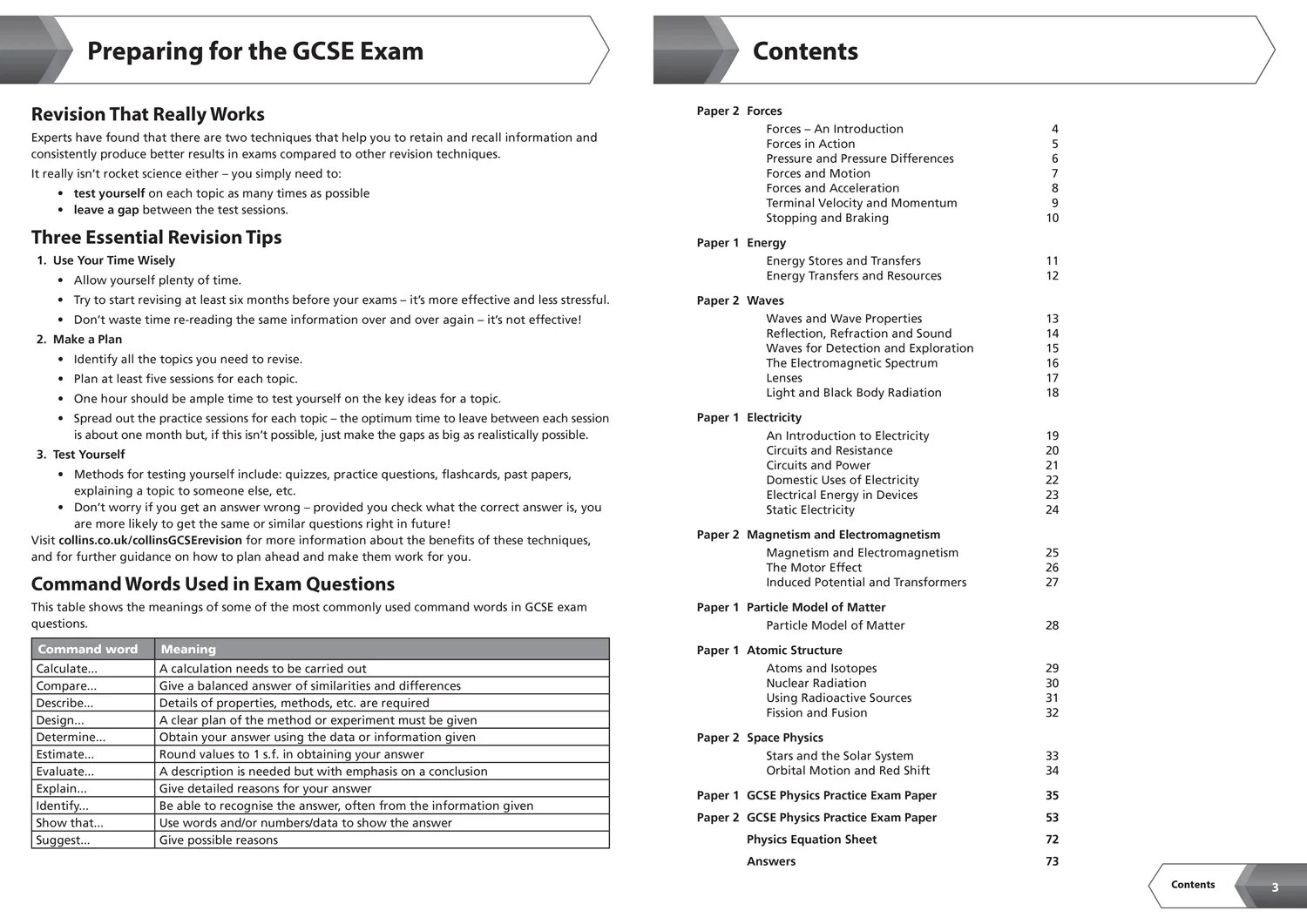 Collins GCSE Grade 9-1 Revision - AQA GCSE 9-1 Physics Workbook: Ideal for the 2026 and 2027 exams