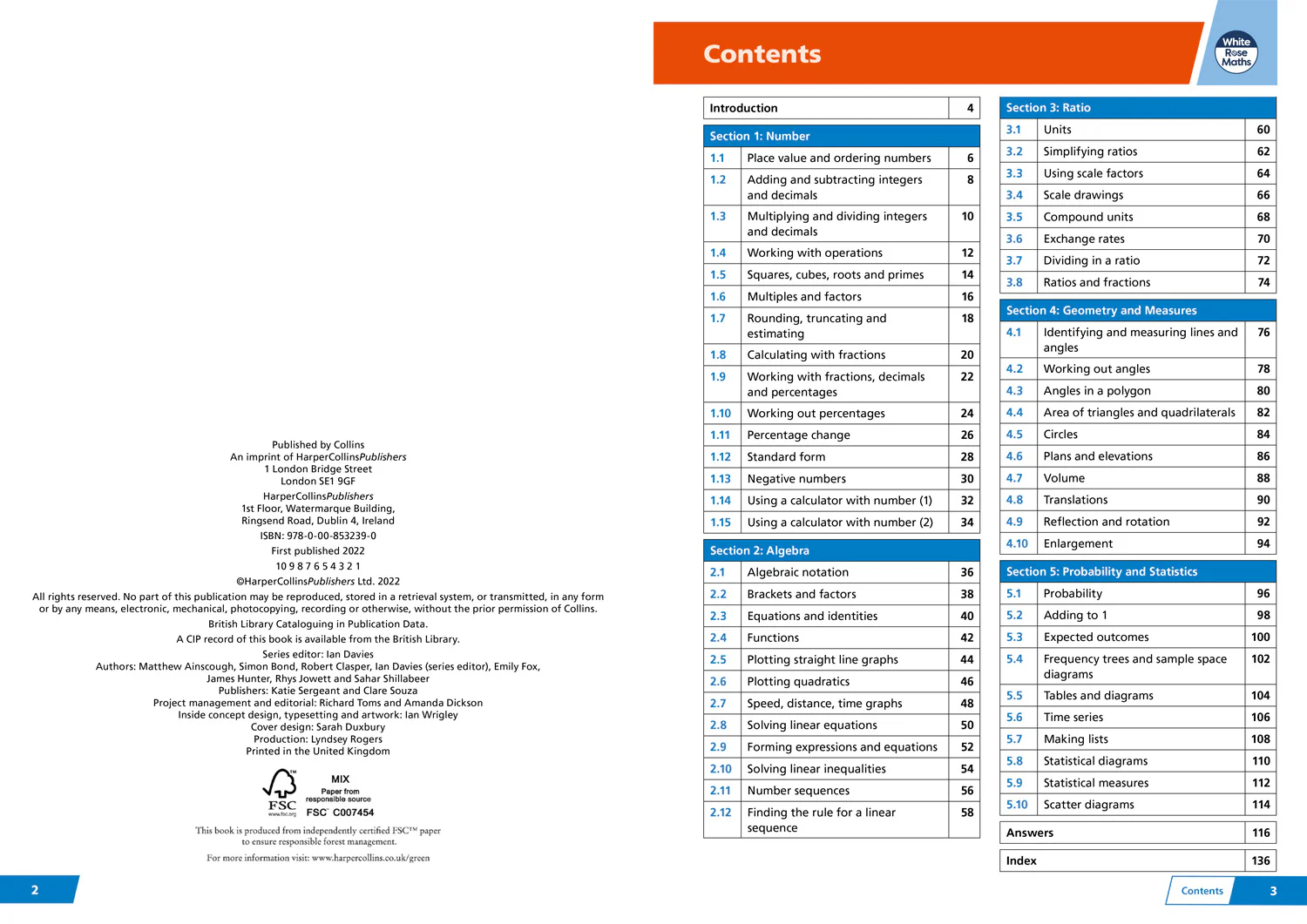 White Rose Maths - Edexcel GCSE 9-1 Revision Guide: Aiming for Grade 4: Ideal for the 2026 and 2027 exams