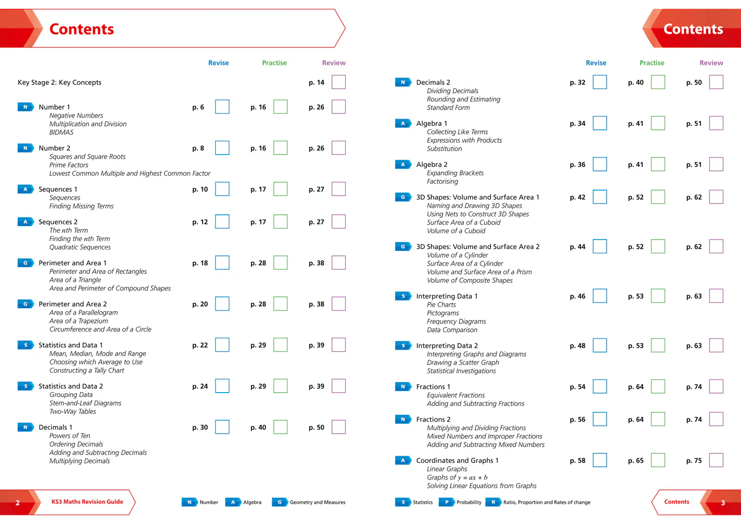 Collins KS3 Revision - KS3 Maths Higher Level Revision Guide: Ideal for Years 7, 8 and 9