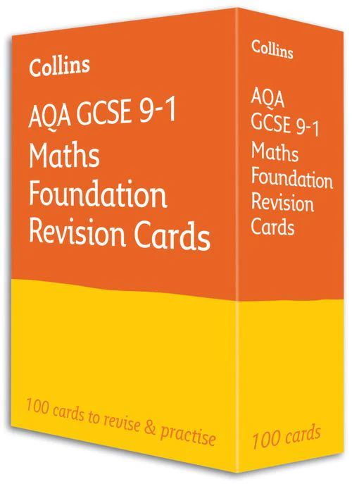 Collins GCSE Grade 9-1 Revision - AQA GCSE 9-1 Maths Foundation Revision Cards: Ideal for the 2026 and 2027 exams