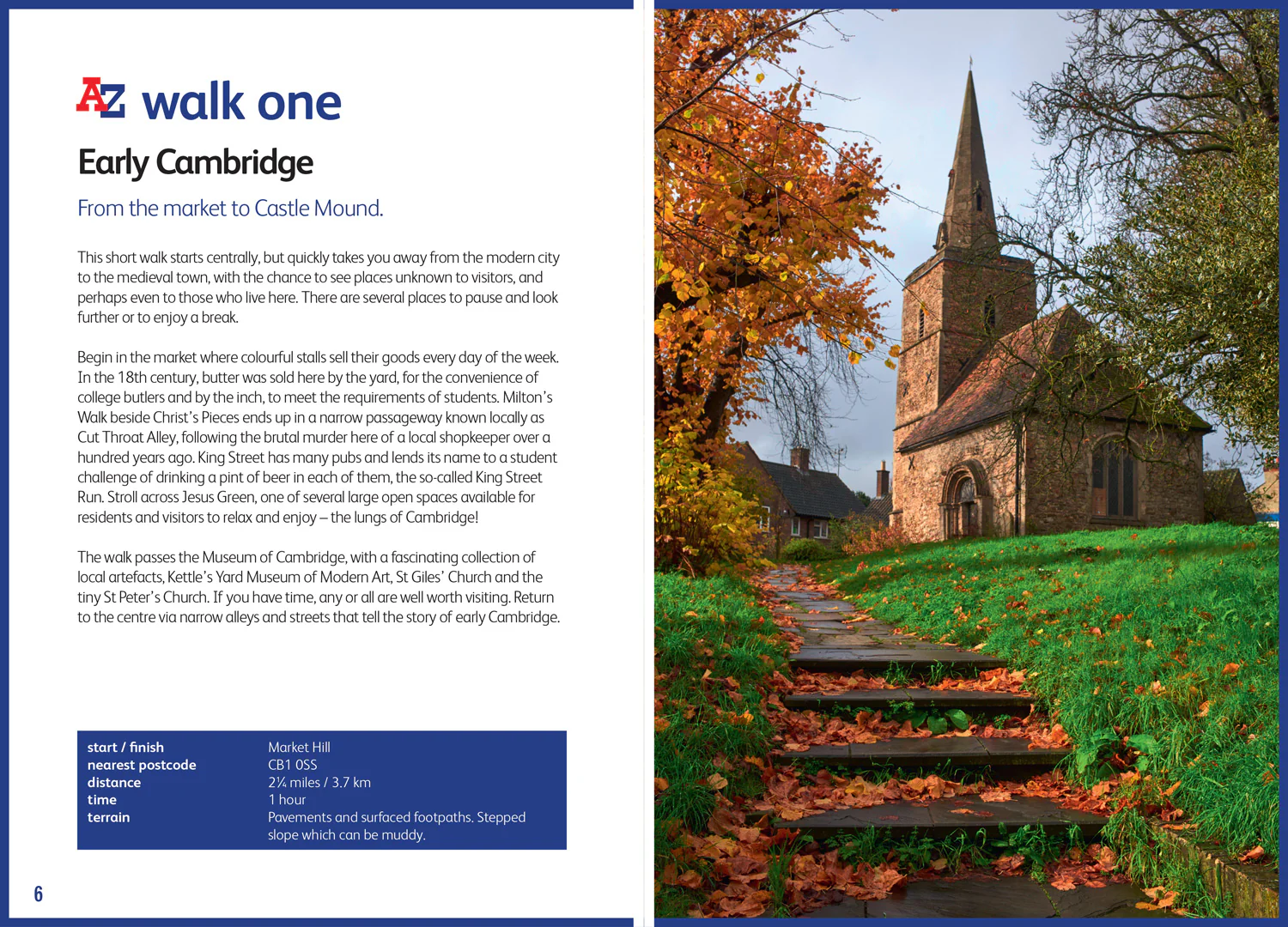 A -Z Cambridge Hidden Walks: Discover 20 routes in and around the city