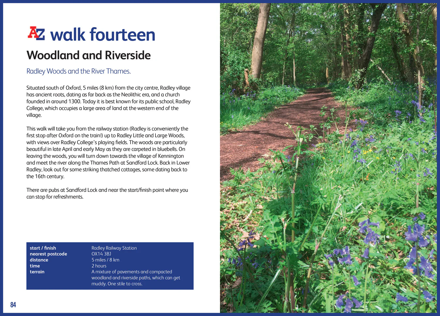 A -Z Oxford Hidden Walks: Discover 20 routes in and around the city