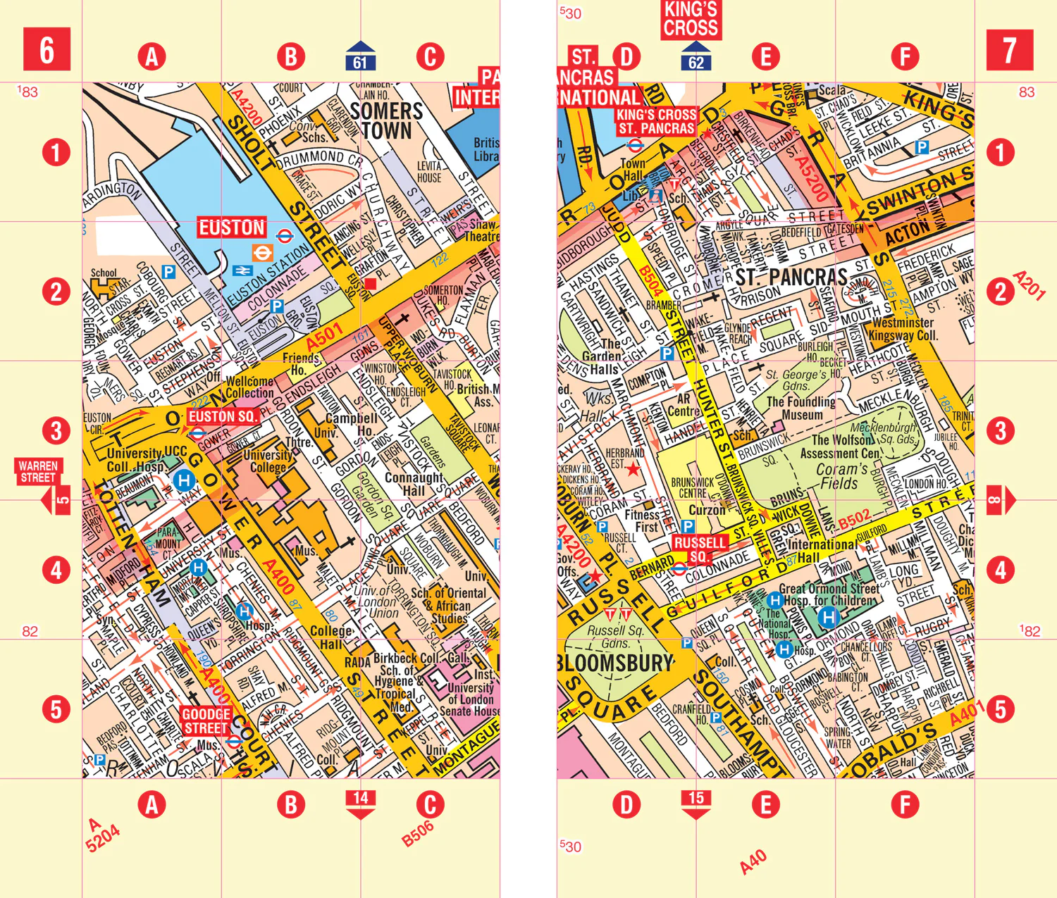 London A-Z Pocket Atlas: (12th edition)